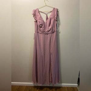 NWT Azazie vintage mauve bridesmaid dress
